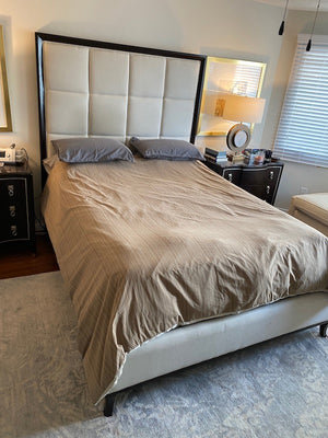 Bernhardt Queen Bed Frame + Mattress & Box Spring