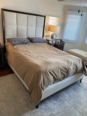 Bernhardt Queen Bed Frame + Mattress & Box Spring