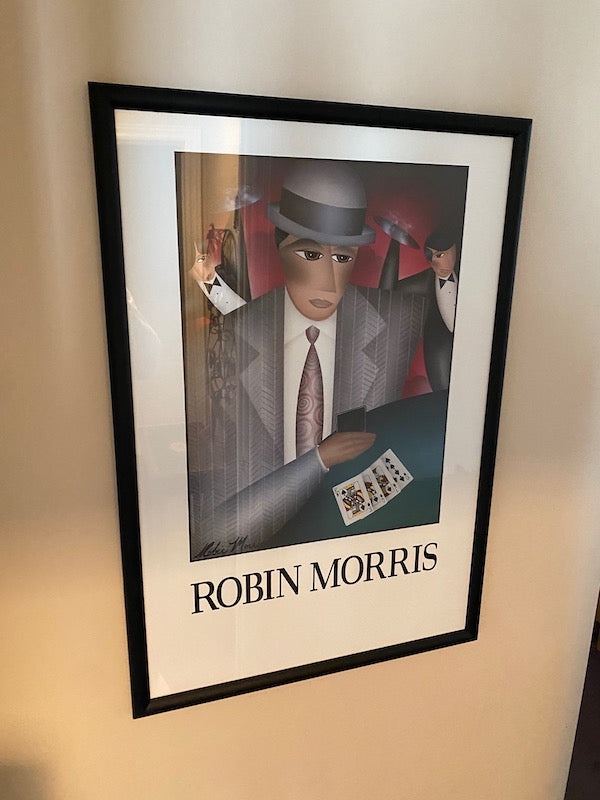 Robin Morris Signed Poster