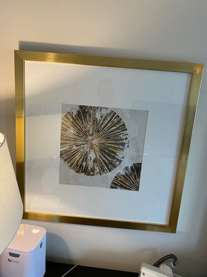 Abstract Wall Art, Gold Frame # 2