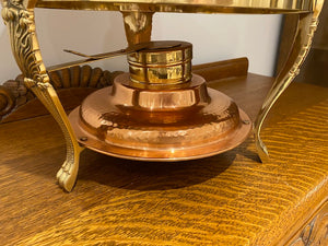 Large Copper Chafing Dish (*LIKE NEW)