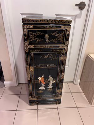 Oriental Pedestal Cabinet