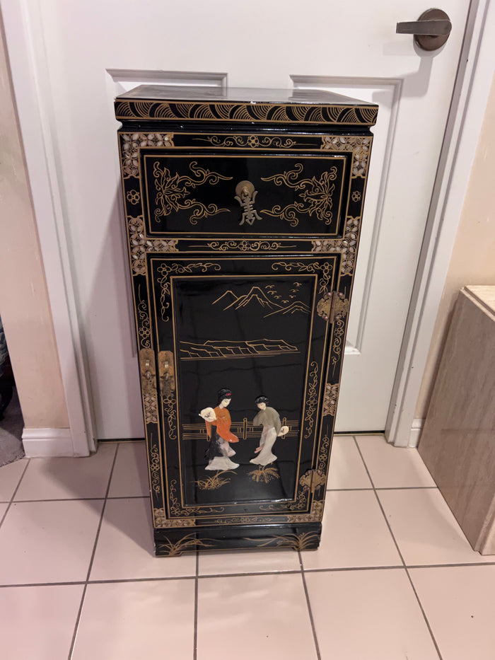 Oriental Pedestal Cabinet