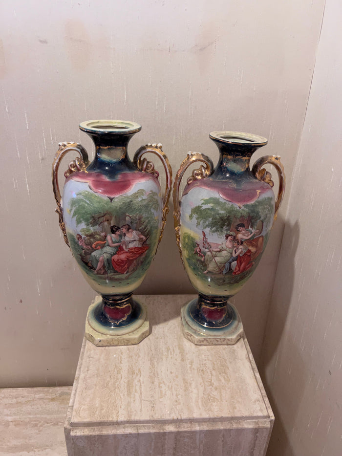 Pair of Antique Austrian Vases
