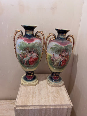 Pair of Antique Austrian Vases