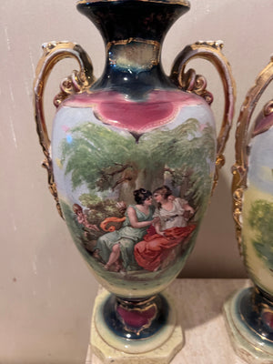 Pair of Antique Austrian Vases