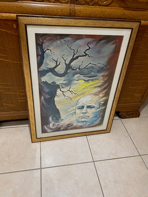 Print- "RICORDO DEL PADRE" by Romano Mussolini