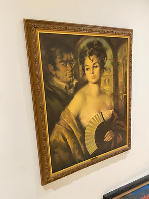 Vintage Lady Of Castile By Jose Puyet Wall Art