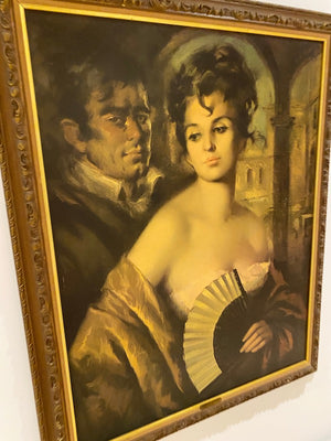 Vintage Lady Of Castile By Jose Puyet Wall Art