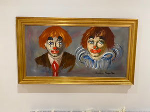 Original Painting- "Clowns" by Romano Mussolini