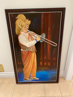 Oil on Canvas- "The Clown" by John Cutruzzola