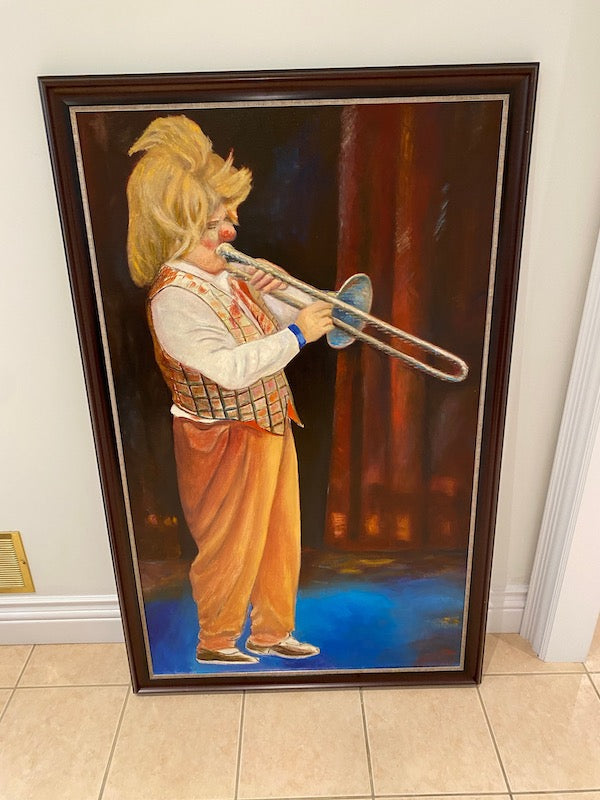 Oil on Canvas- "The Clown" by John Cutruzzola