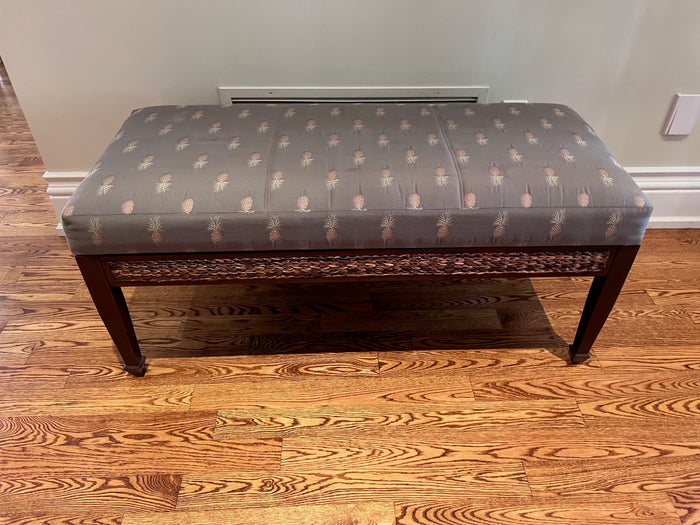 Palecek Bench, Pineapples Design