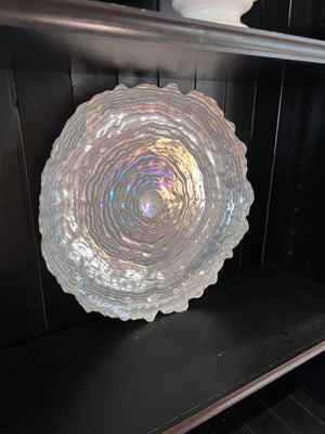 Large Glass Decorative Plate