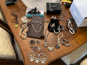 Large Costume Jewellery Lot (*some Sterling & Marquisette)