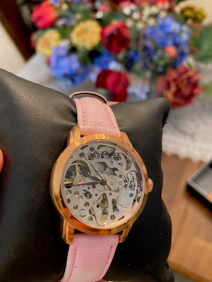 August Steiner Pink Women's Watch