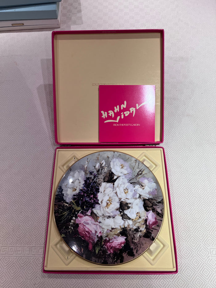 Royal Doulton 'From the Poet's Garden' by Hahn Vidal Collector Plate