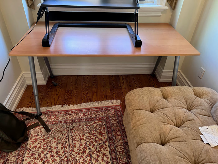 IKEA Desk with Adjustable Legs