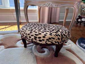 Cheetah Print Foot Stool