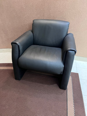 'Global Upholstery Co.' Black Faux Leather Chair (*5 Available- Price Each)