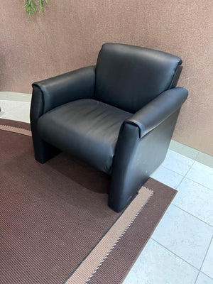 'Global Upholstery Co.' Black Faux Leather Chair (*5 Available- Price Each)