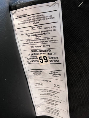'Global Upholstery Co.' Black Faux Leather Chair (*5 Available- Price Each)
