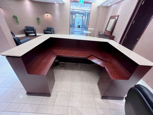 Beautiful 'U-Shaped' Granite Top Reception Desk