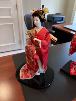 3 Vintage Japanese Dolls