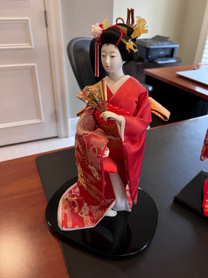 3 Vintage Japanese Dolls