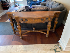 Walter E. Smithe Wood Console Table