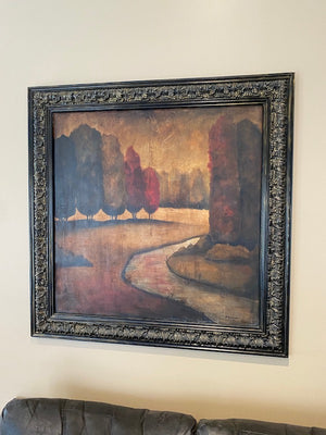 Signed & Framed Print- Pathway Among Trees