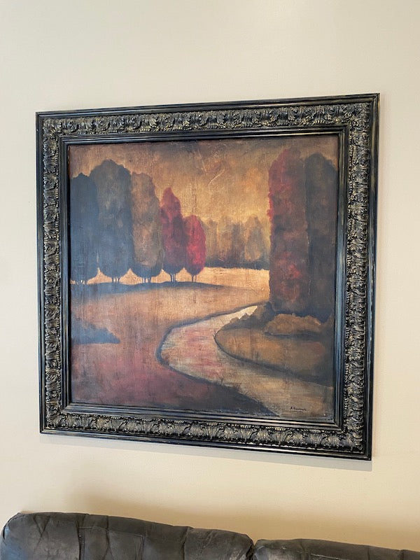 Signed & Framed Print- Pathway Among Trees