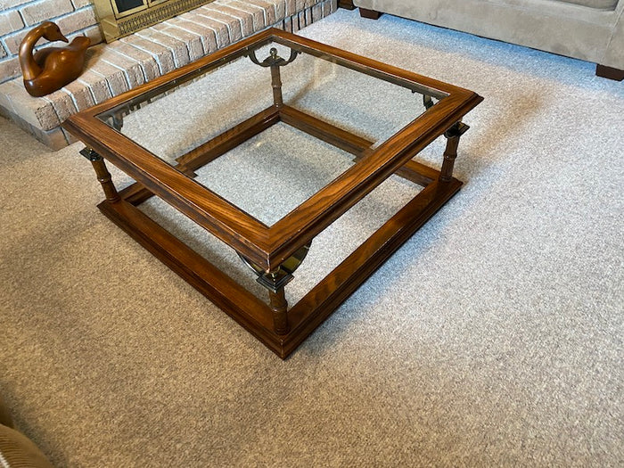 Wood & Glass Coffee Table