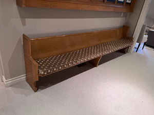 Original Oak Church Pew