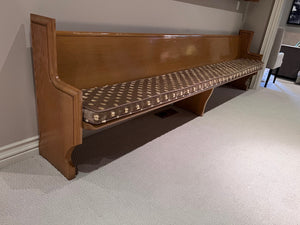 Original Oak Church Pew
