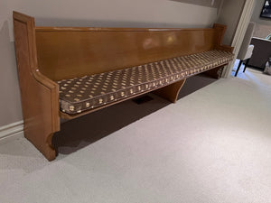 Original Oak Church Pew