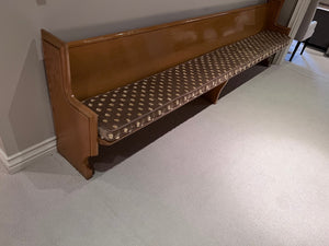 Original Oak Church Pew