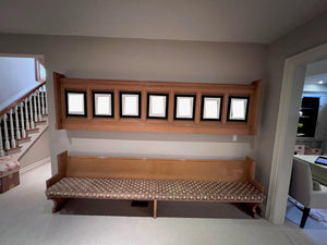 Original Oak Vanity Rail