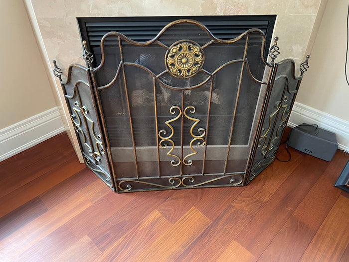 Metal Fireplace Screen