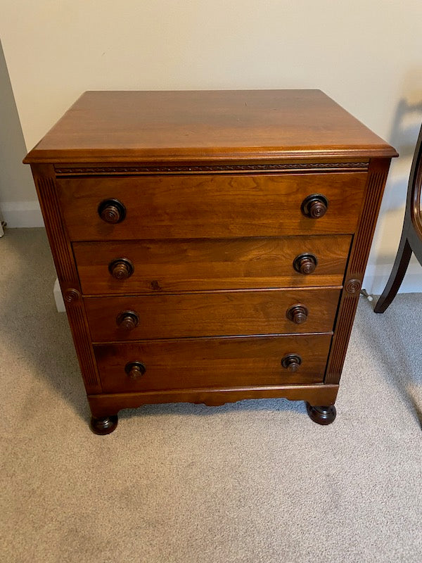 Small Antique Wood Chest of Drawers