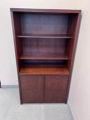 'Standard Desk' Shelving Unit with 2 Drawer Filing Cabinet (*3 Available)