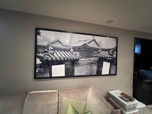 Large Custom Framed Original Photograph From Korea (4ft x 8ft)