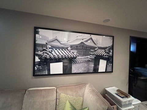 Large Custom Framed Original Photograph From Korea (4ft x 8ft)