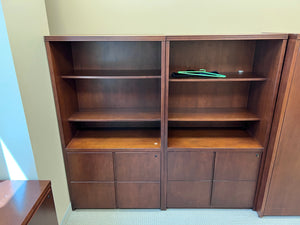 'Standard Desk' Shelving Unit with 2 Drawer Filing Cabinet (*3 Available)
