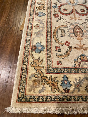 100% Wool Hand Knotted Runner, Made in Pakistan