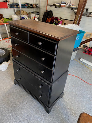 'Bassett' 6 Drawer Highboy Dresser