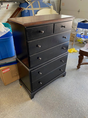 'Bassett' 6 Drawer Highboy Dresser
