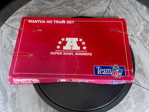 National Football Conference NFL Super Bowl Winners- Mantua HO Train Set 1993