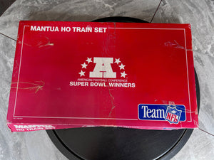 National Football Conference NFL Super Bowl Winners- Mantua HO Train Set 1993