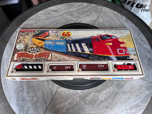 Vintage Bachmann King of the Rail Thunder Chief- CN Diesel Locomotive 65 Piece Electric Train Set- no. 00901- HO Scale